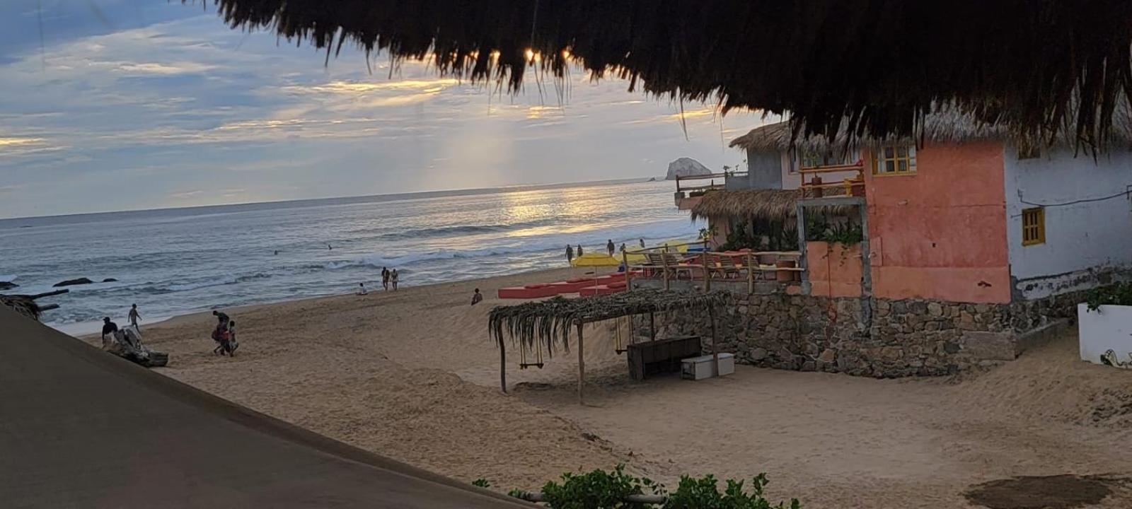 Restaurant Y Cabanas Chefy By Rotamundos Zipolite Exteriör bild